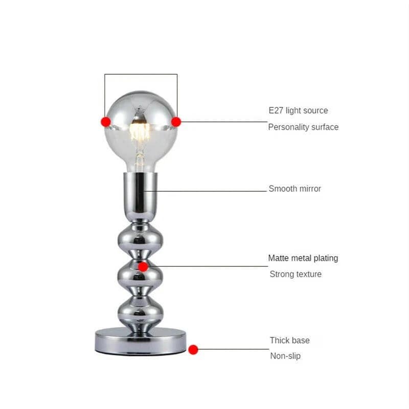 Silver Nordic Lamp