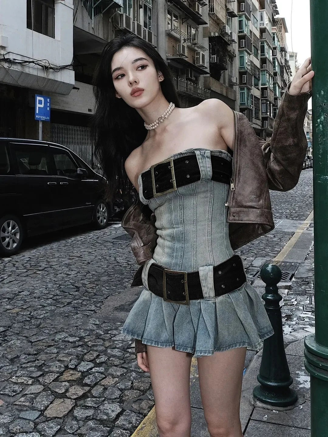 Vintage Y2K Denim Dress