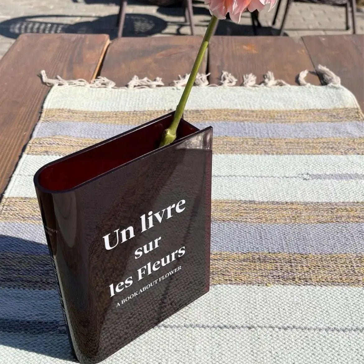 Translucent Book Vase