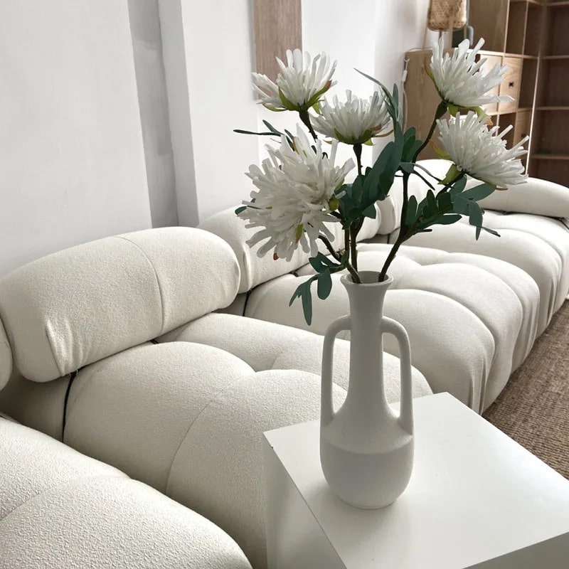 Milky White Vases