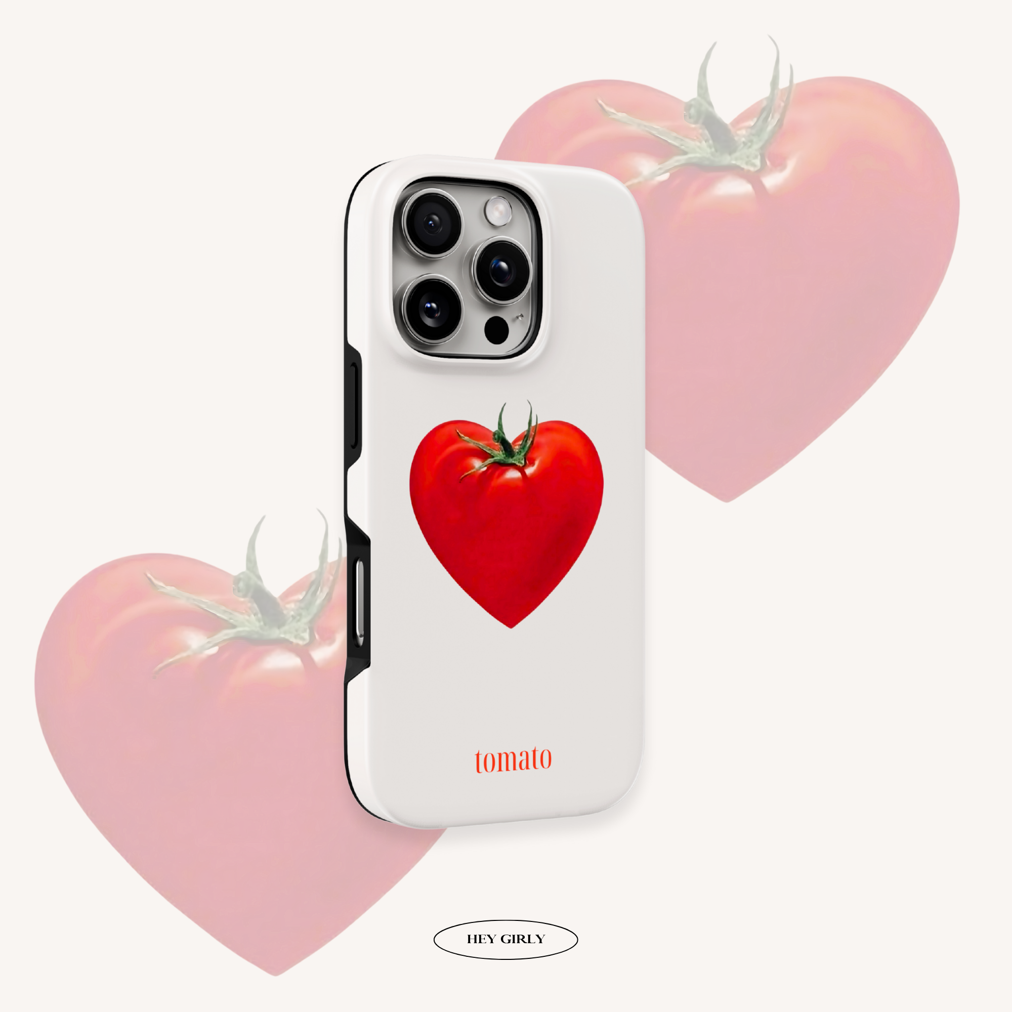 Tomato Heart iPhone Case