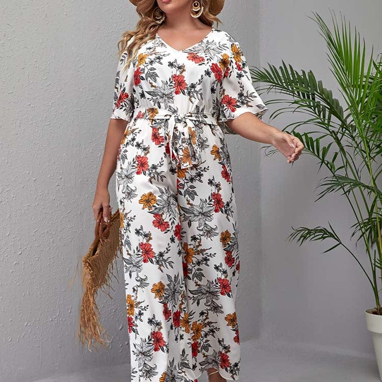 Plus Size Hollyhock Jumpsuit