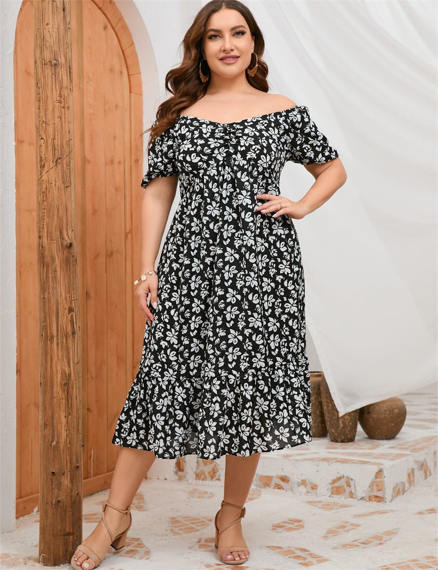 Plus Size Josephine Midi Dress