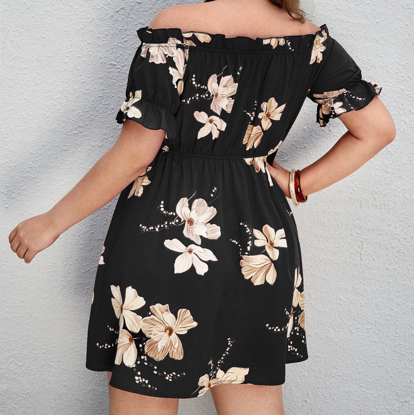 Plus Size Magdalena Midi Dress