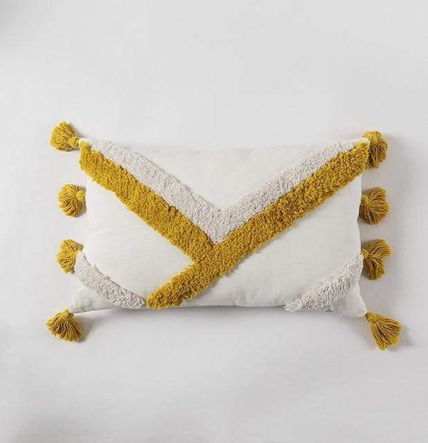 Moroccan Tassel Cushion Cover