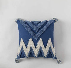 Moroccan Tassel Cushion Cover