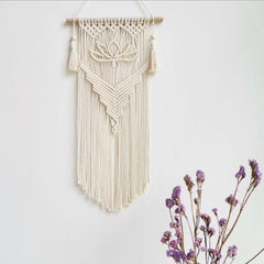 Lotus Blossom Macramé Wall Hanging