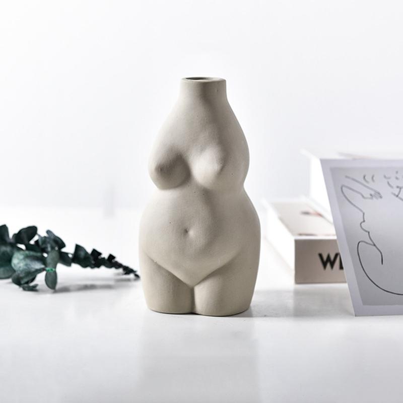 Female Nude Flower Vase