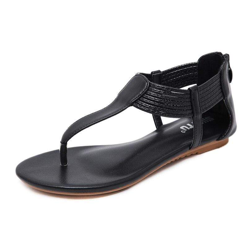 Leather Toepost Sandals