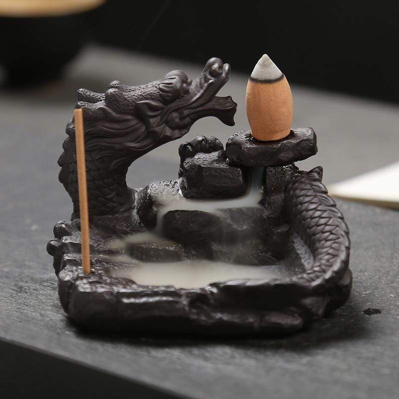 Flaming Dragon Incense Burner