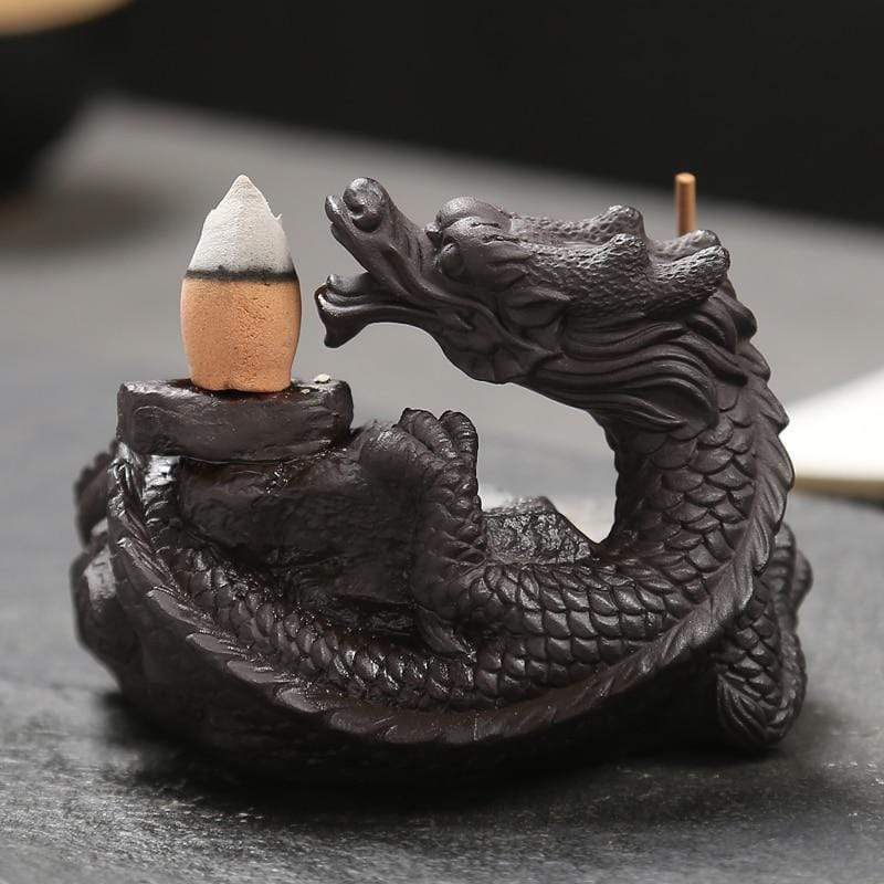 Flaming Dragon Incense Burner