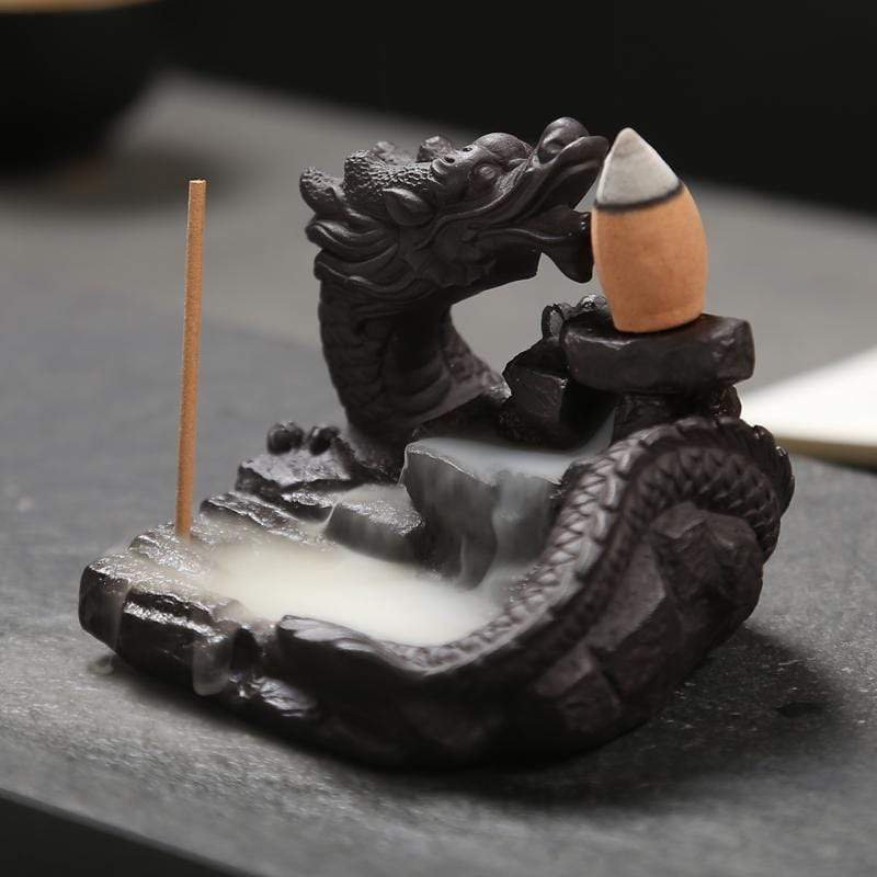 Flaming Dragon Incense Burner