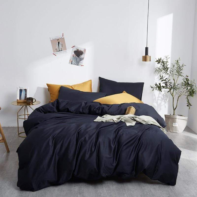 Plain Silky Soft Duvet Cover Set