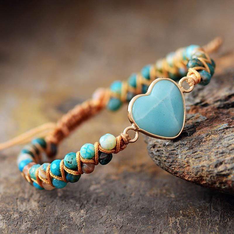 FROM THE HEART AMAZONITE BRACELET