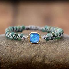 Natural Stone Braided Bracelet