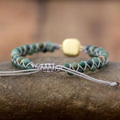 Natural Stone Braided Bracelet