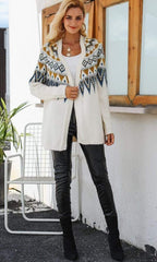 Fair Isle Knitted Cardigan