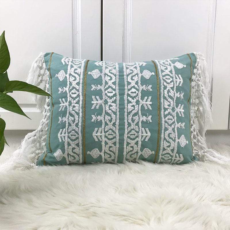 Linen Tassel Cushion Cover