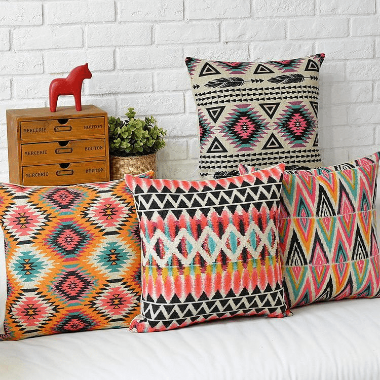 Geometric Boho Cushion Covers