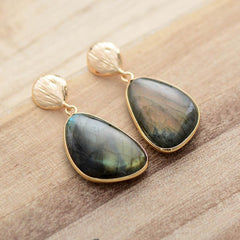 Labradorite Drop Earrings