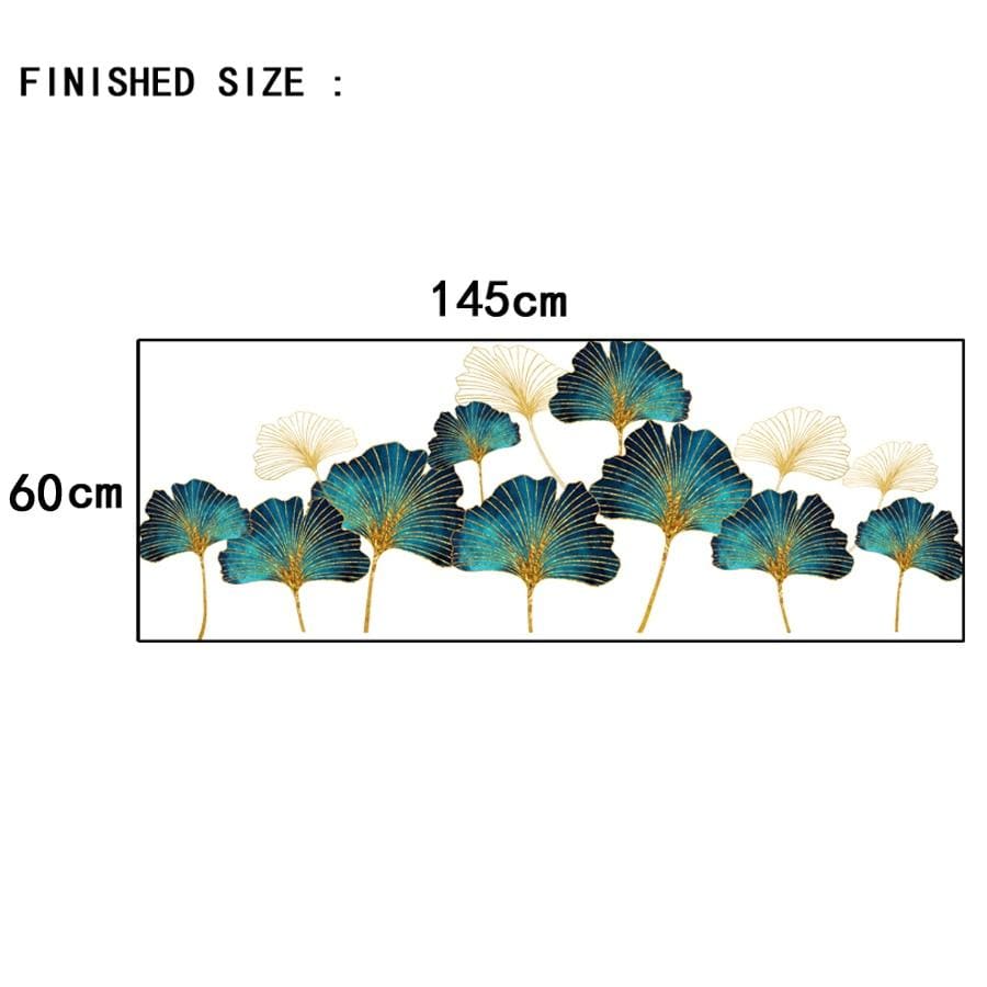 Green Ginkgo Leaves Wall Sticker