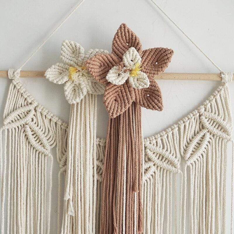 Floral Macrame Wall Hanging