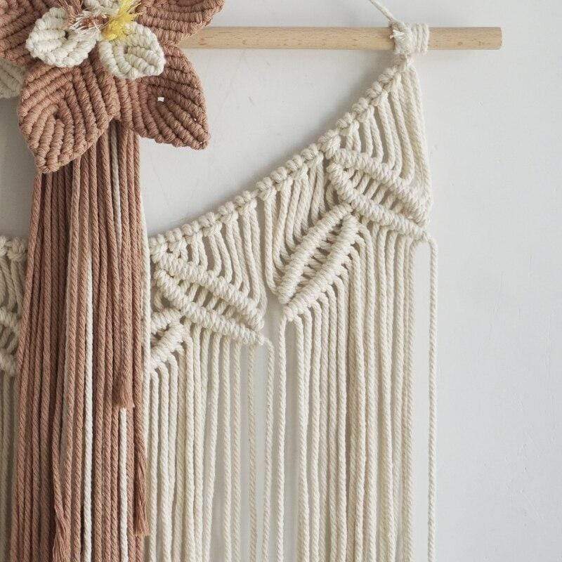 Floral Macrame Wall Hanging