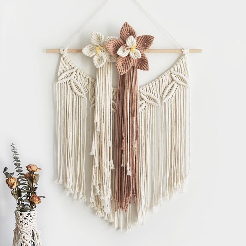 Floral Macrame Wall Hanging