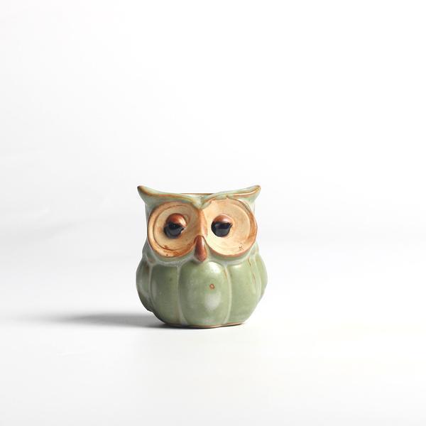 Owl Ceramic Flower Pot Set 5pcs