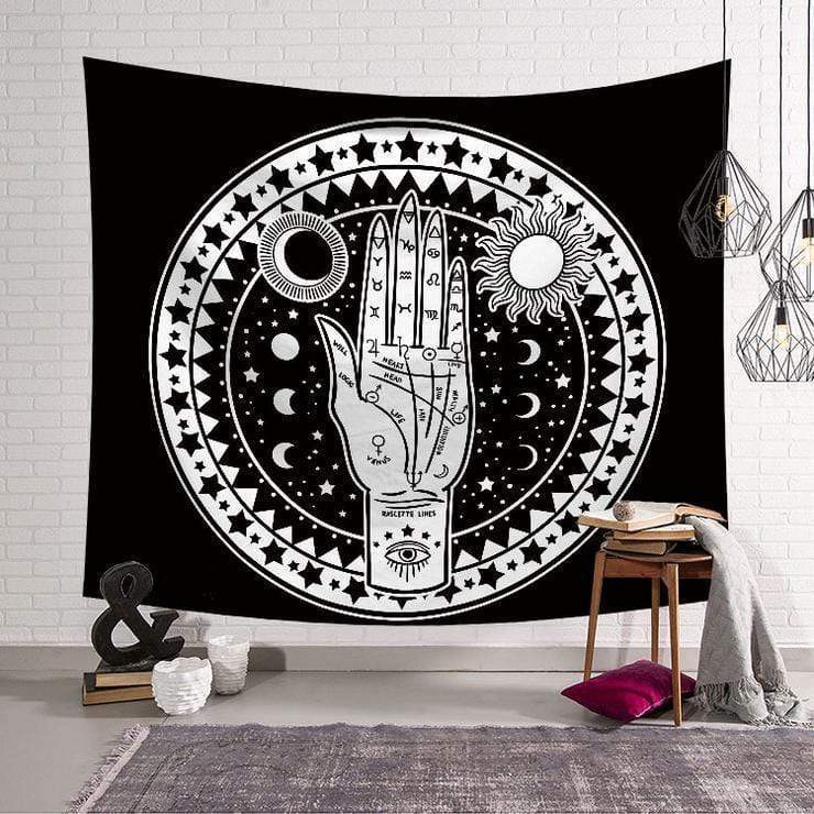 Fortune Teller Hand Tarot Tapestry