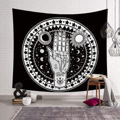 Fortune Teller Hand Tarot Tapestry