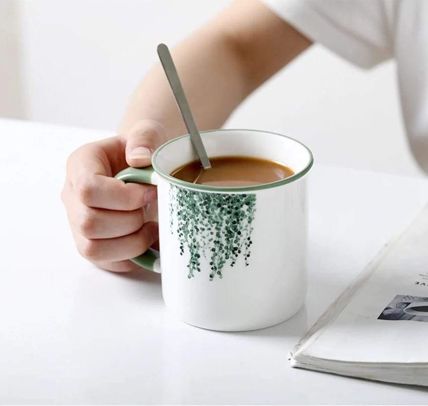 Green Plants Mugs