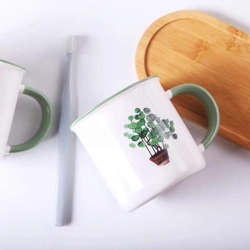 Green Plants Mugs