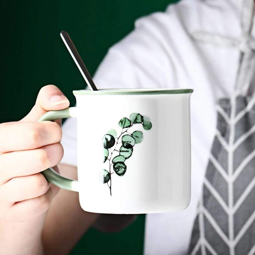 Green Plants Mugs