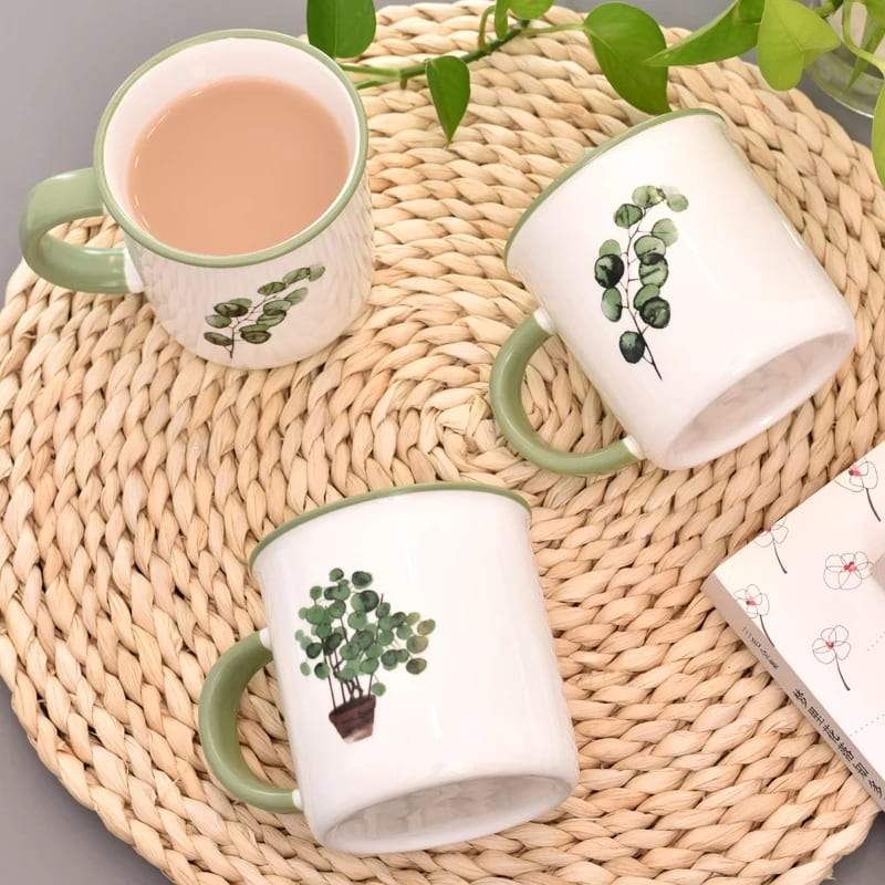 Green Plants Mugs