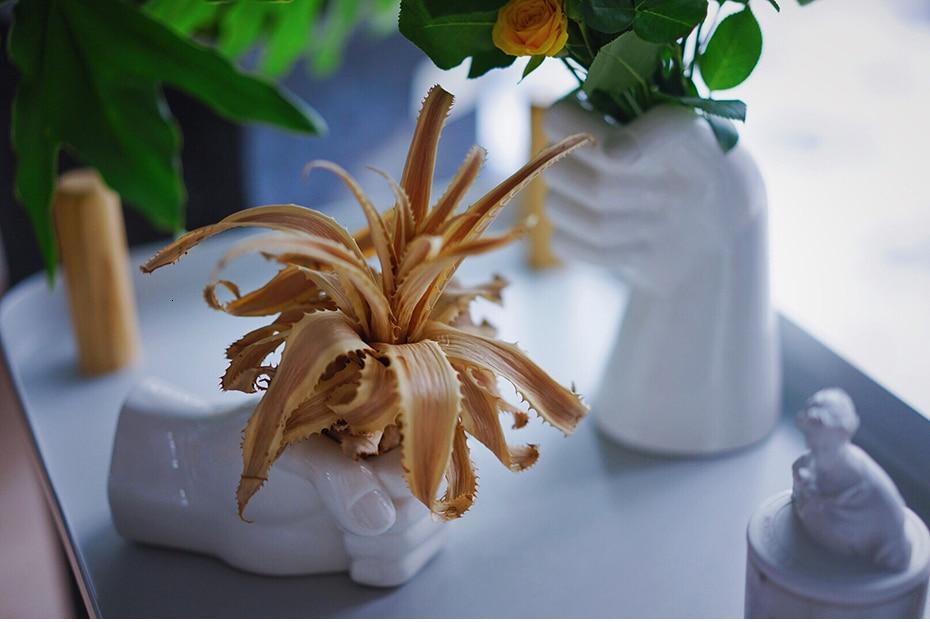 Hand Shaped Flower Vase