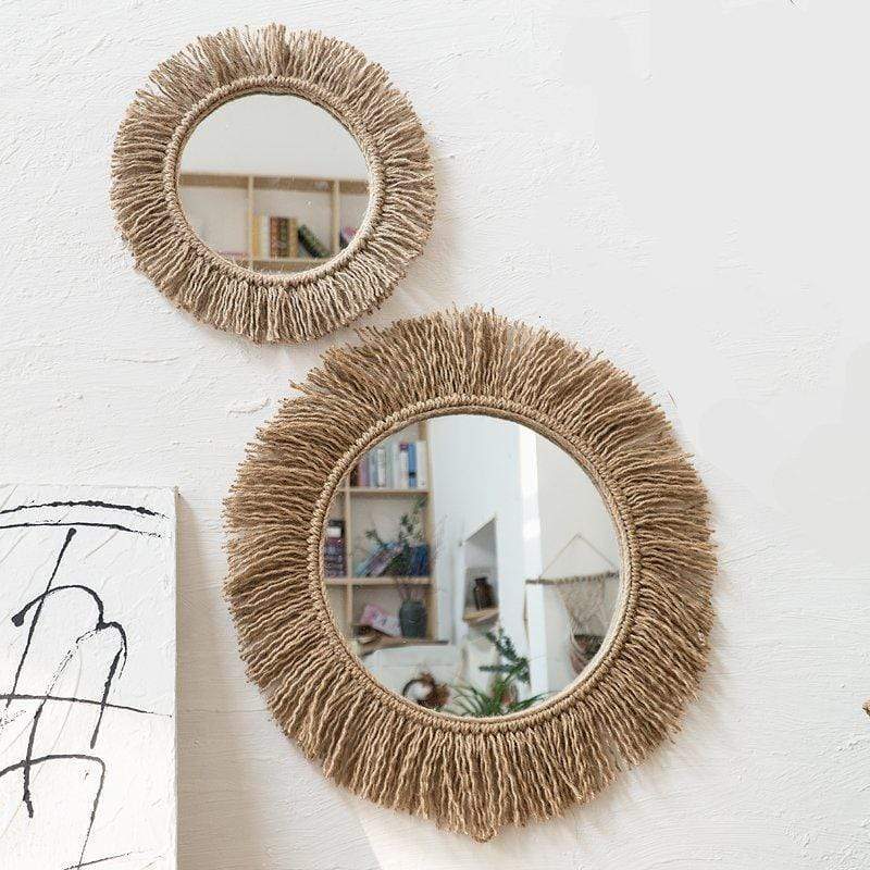 Handmade Hemp Rope Mirror