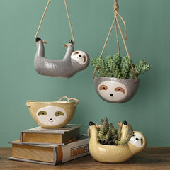 Hanging Sloth Planter