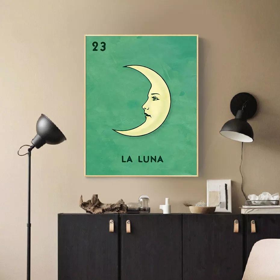 La Luna Canvas Wall Art