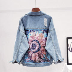 Layana Cowboy Style Denim Jacket