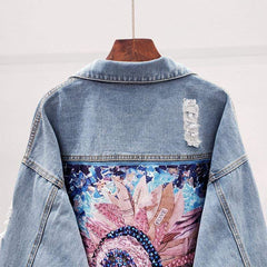 Layana Cowboy Style Denim Jacket