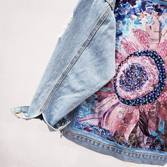 Layana Cowboy Style Denim Jacket