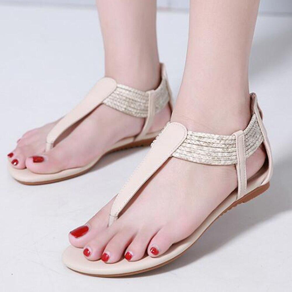 Leather Toepost Sandals