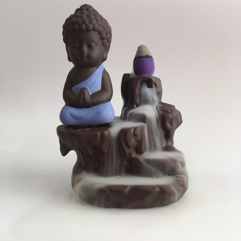 Little Monk Smoke Backflow Incense Burner