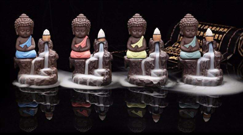 Little Monk Smoke Backflow Incense Burner