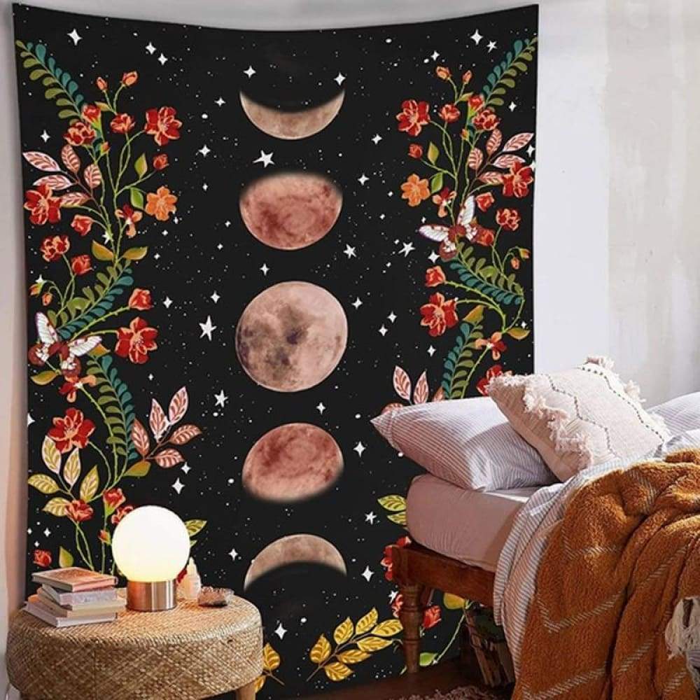 Lunar Phases Tapestry