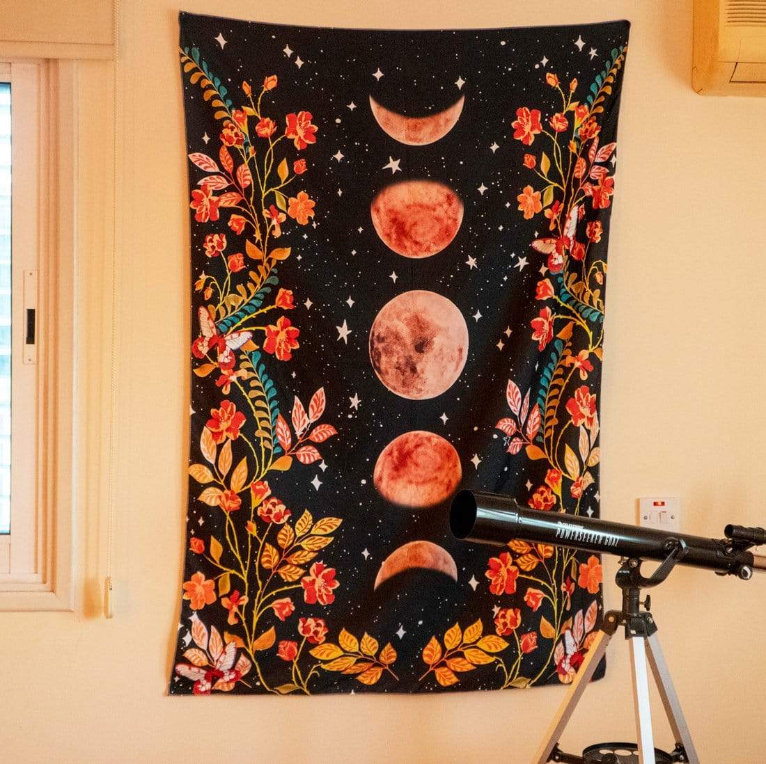 Lunar Phases Tapestry