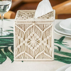 Macrame Napkin Box