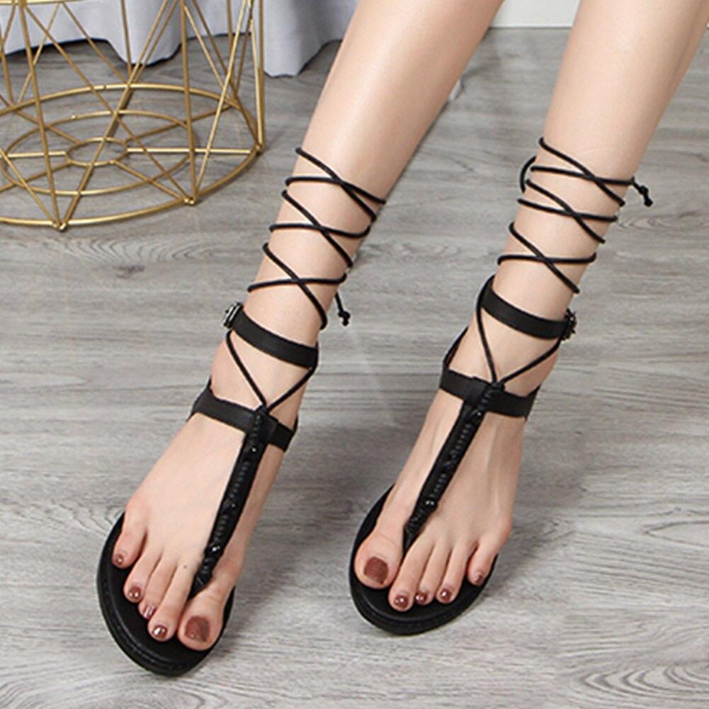 Manuella Lace Up Sandals