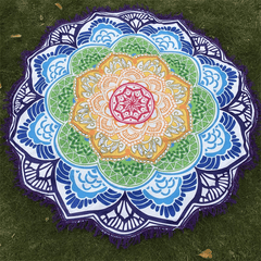 Lotus Mandala Round Mat